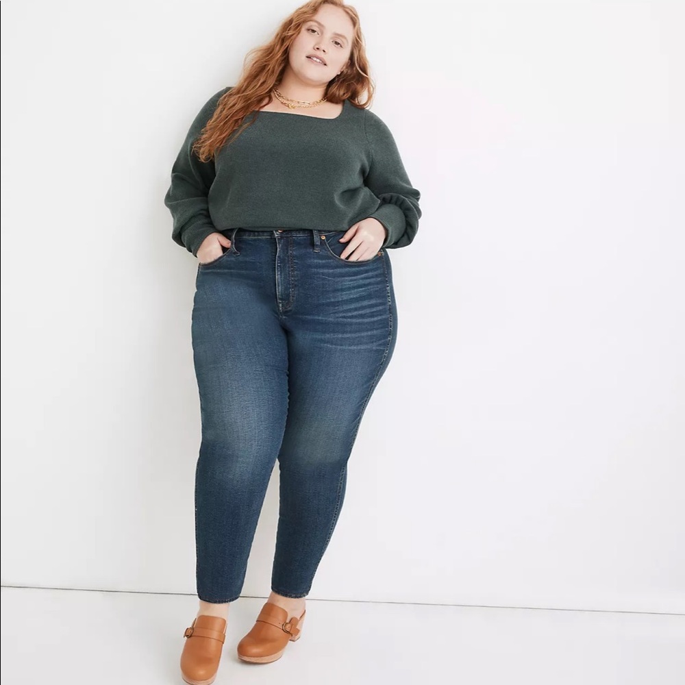 NWT Madewell Curvy High Rise Skinny Jeans